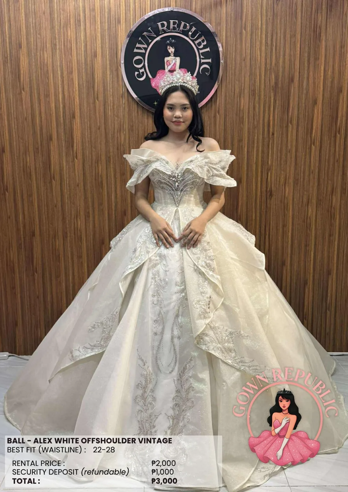 Ball Gowns: White 290